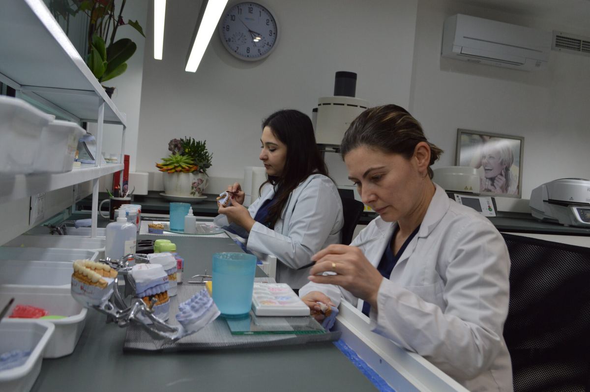 Laboratory work in progress