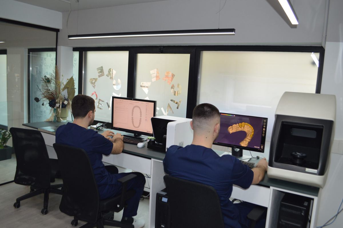 Laboratory work in progress